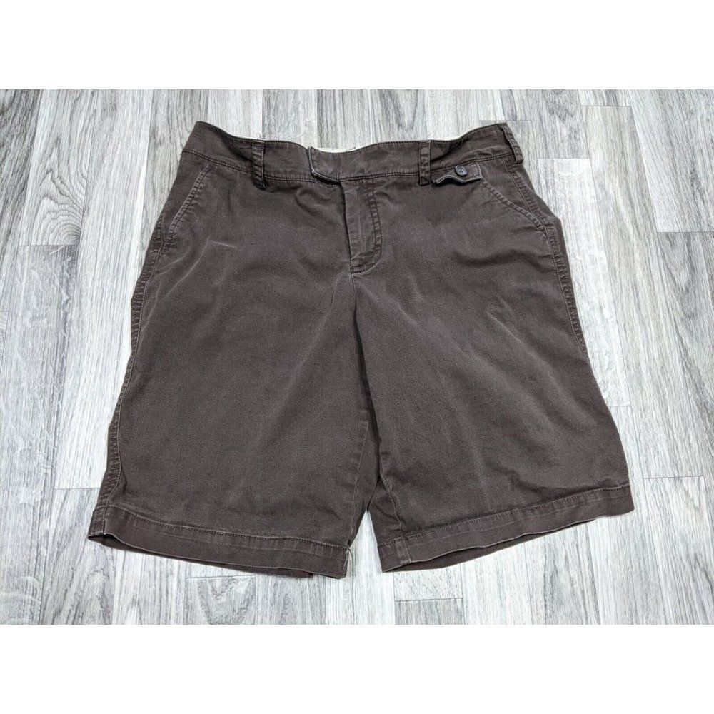 (3/$35) Dockers Womens‎ Size 6 Pockets Mid Rise Curvy Brown Shorts